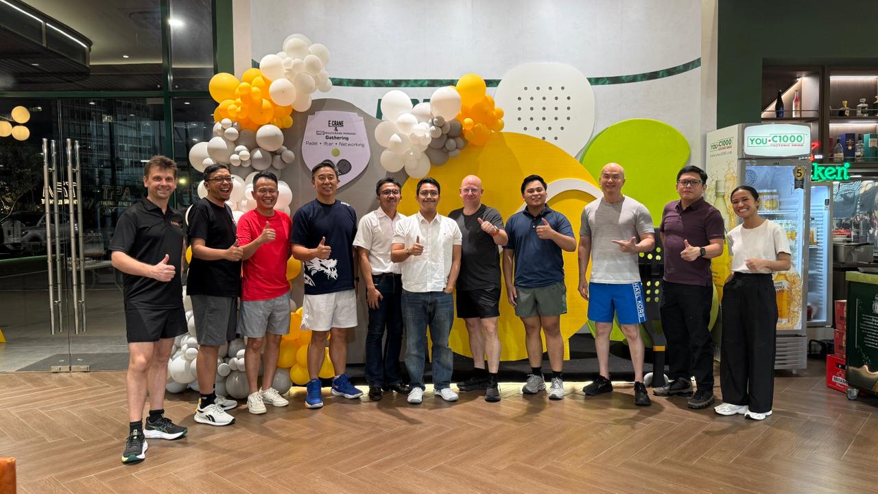 Multicrane Perkasa dan E-Crane Perkuat Kemitraan Melalui Padel & Iftar Gathering 2026